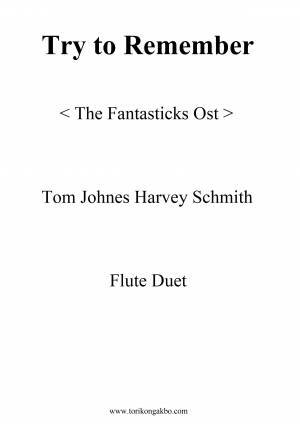 Try to Remember - Flute Duet