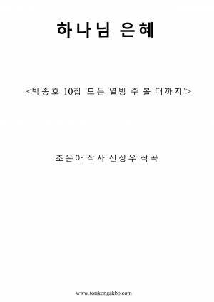 하나님 은혜 - Flute Solo + Mr